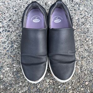 Dr. Scholl's Women's Textured Black Slip-Ons